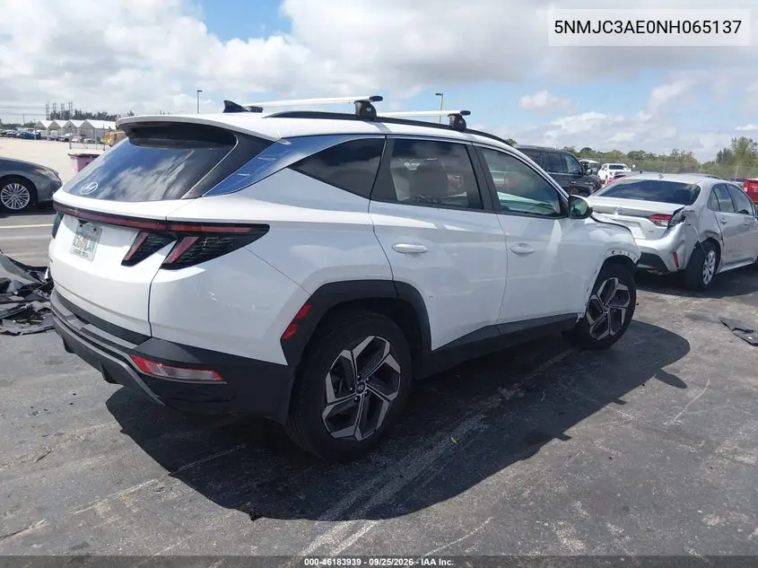 2022 HYUNDAI TUCSON VIN 5NMJC3AE0NH065137 — фото 4