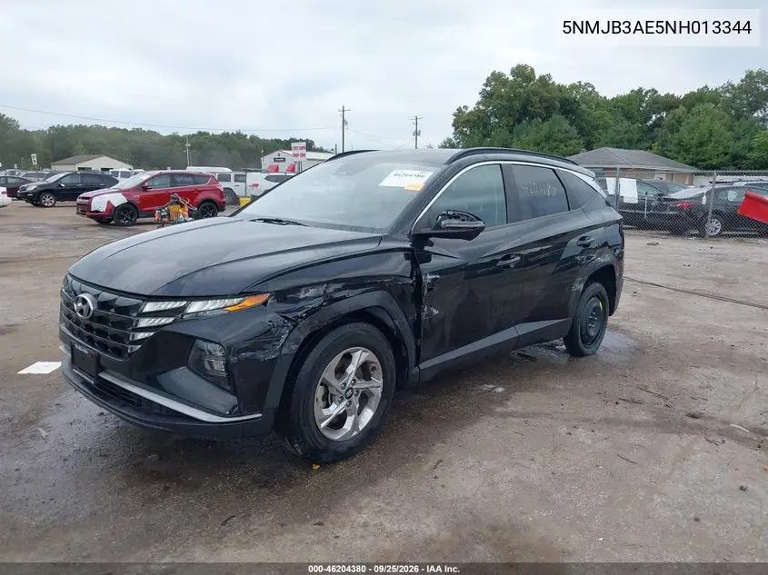 2022 HYUNDAI TUCSON VIN 5NMJB3AE5NH013344 — фото 2