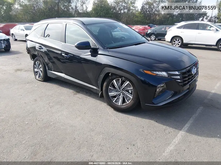 HYUNDAI TUCSON 2022, VIN KM8JBCA18NU078559