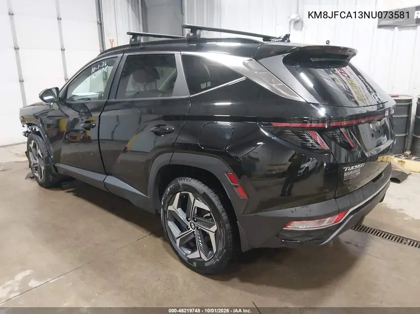 2022 HYUNDAI TUCSON VIN KM8JFCA13NU073581 — фото 3