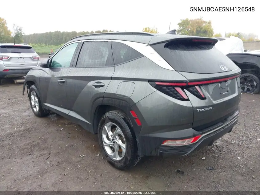 2022 HYUNDAI TUCSON VIN 5NMJBCAE5NH126548 — фото 3