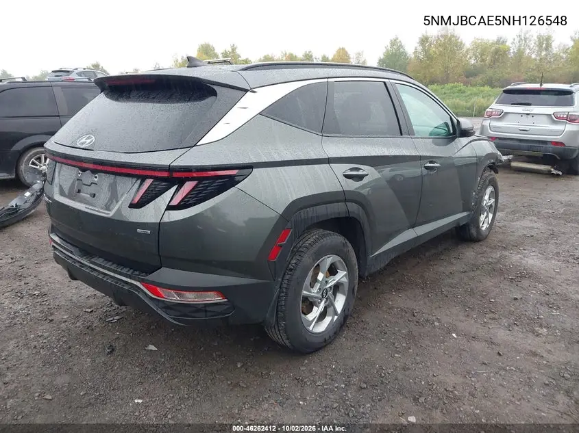 2022 HYUNDAI TUCSON VIN 5NMJBCAE5NH126548 — фото 4