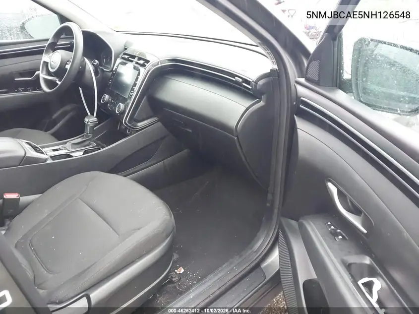 2022 HYUNDAI TUCSON VIN 5NMJBCAE5NH126548 — фото 5
