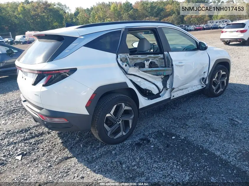 2022 HYUNDAI TUCSON VIN 5NMJCCAE1NH017453 — фото 4