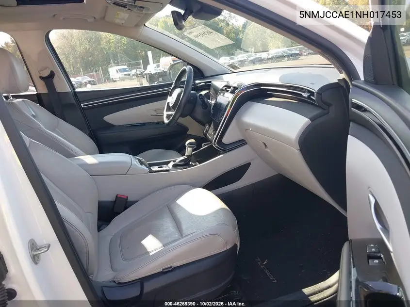 2022 HYUNDAI TUCSON VIN 5NMJCCAE1NH017453 — фото 5