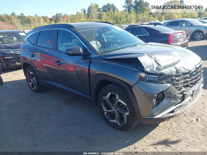 HYUNDAI TUCSON 2022, VIN 5NMJCCAE3NH087049