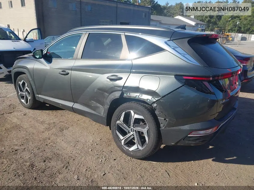 2022 HYUNDAI TUCSON VIN 5NMJCCAE3NH087049 — фото 3