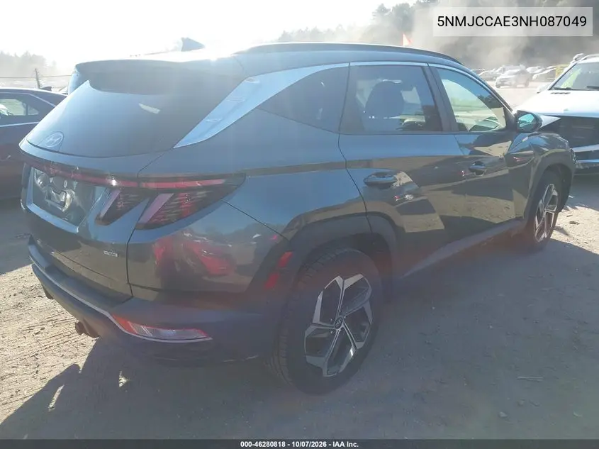 2022 HYUNDAI TUCSON VIN 5NMJCCAE3NH087049 — фото 4