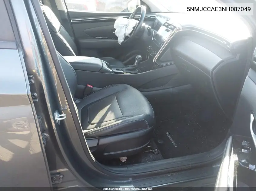 2022 HYUNDAI TUCSON VIN 5NMJCCAE3NH087049 — фото 5