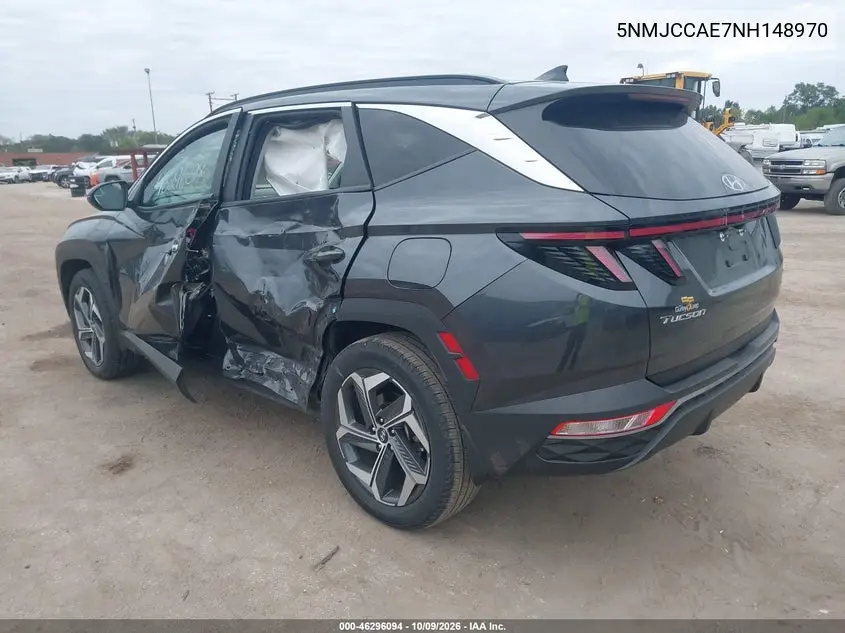 2022 HYUNDAI TUCSON VIN 5NMJCCAE7NH148970 — фото 3