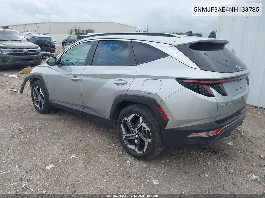 2022 HYUNDAI TUCSON VIN 5NMJF3AE4NH133785 — фото 3