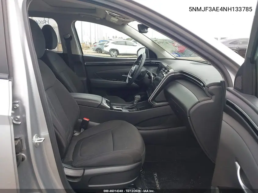 2022 HYUNDAI TUCSON VIN 5NMJF3AE4NH133785 — фото 5