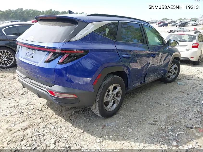 2022 HYUNDAI TUCSON VIN 5NMJB3AE5NH119213 — фото 4