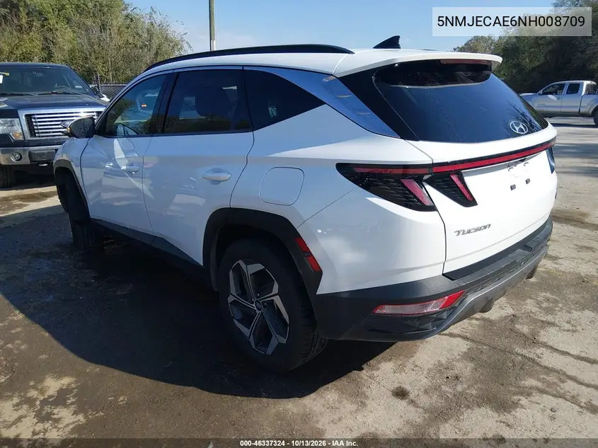 2022 HYUNDAI TUCSON VIN 5NMJECAE6NH008709 — фото 3