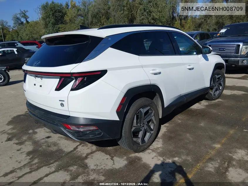 2022 HYUNDAI TUCSON VIN 5NMJECAE6NH008709 — фото 4