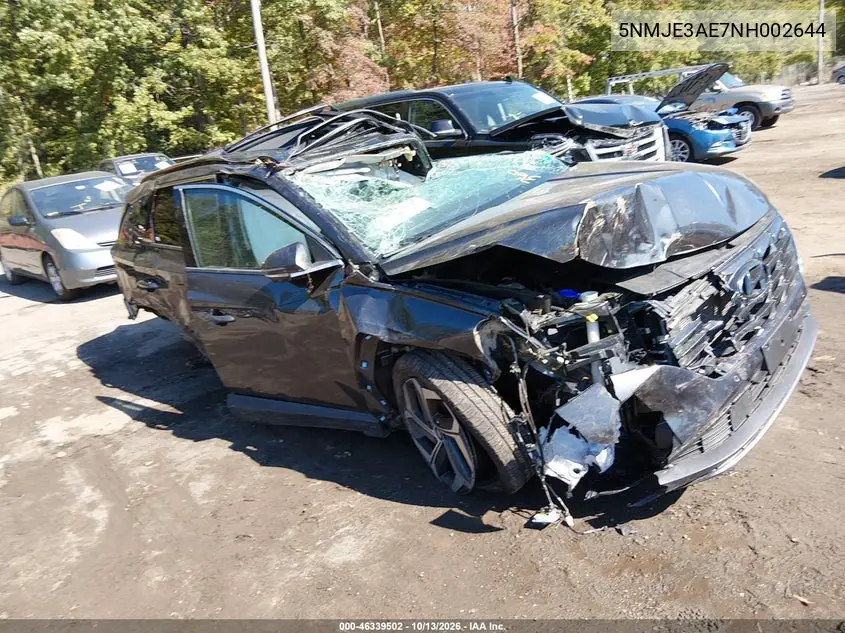 HYUNDAI TUCSON 2022, VIN 5NMJE3AE7NH002644