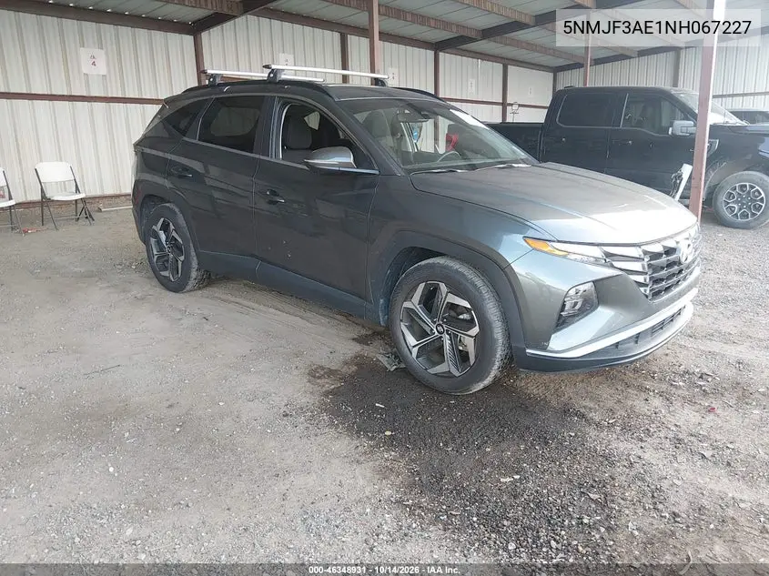 HYUNDAI TUCSON 2022, VIN 5NMJF3AE1NH067227