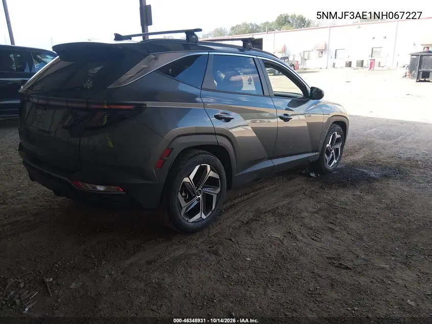 2022 HYUNDAI TUCSON VIN 5NMJF3AE1NH067227 — фото 4