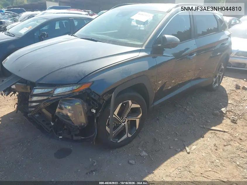 2022 HYUNDAI TUCSON VIN 5NMJF3AE3NH044810 — фото 2