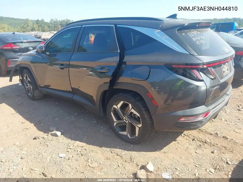 2022 HYUNDAI TUCSON VIN 5NMJF3AE3NH044810 — фото 3
