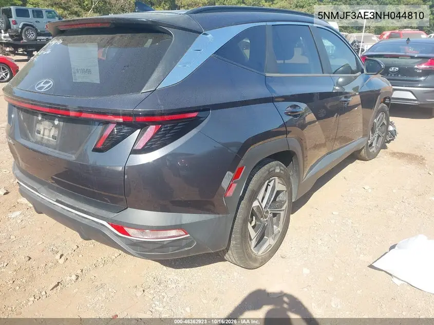 2022 HYUNDAI TUCSON VIN 5NMJF3AE3NH044810 — фото 4