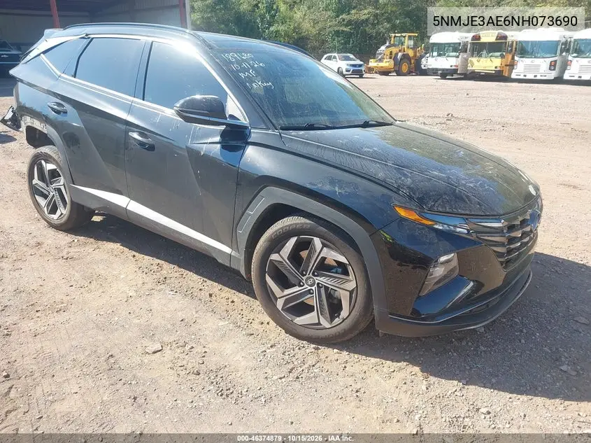 HYUNDAI TUCSON 2022, VIN 5NMJE3AE6NH073690