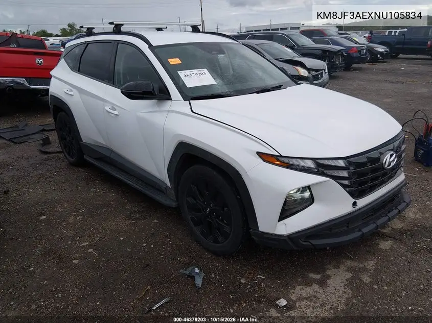 HYUNDAI TUCSON 2022, VIN KM8JF3AEXNU105834