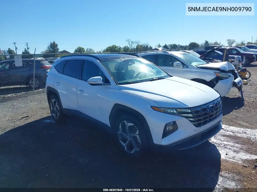 HYUNDAI TUCSON 2022, VIN 5NMJECAE9NH009790