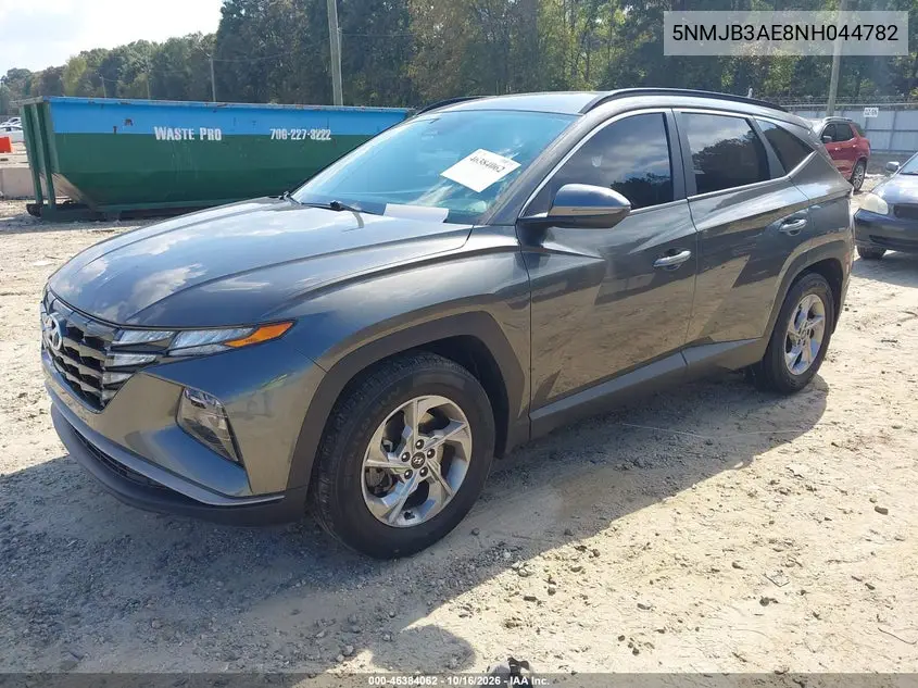 2022 HYUNDAI TUCSON VIN 5NMJB3AE8NH044782 — фото 2
