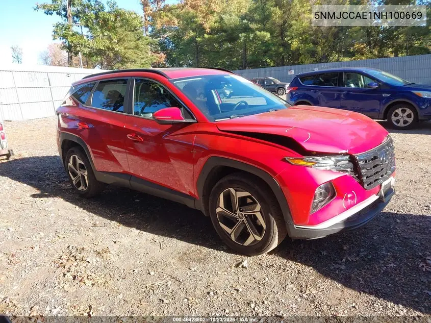 HYUNDAI TUCSON 2022, VIN 5NMJCCAE1NH100669