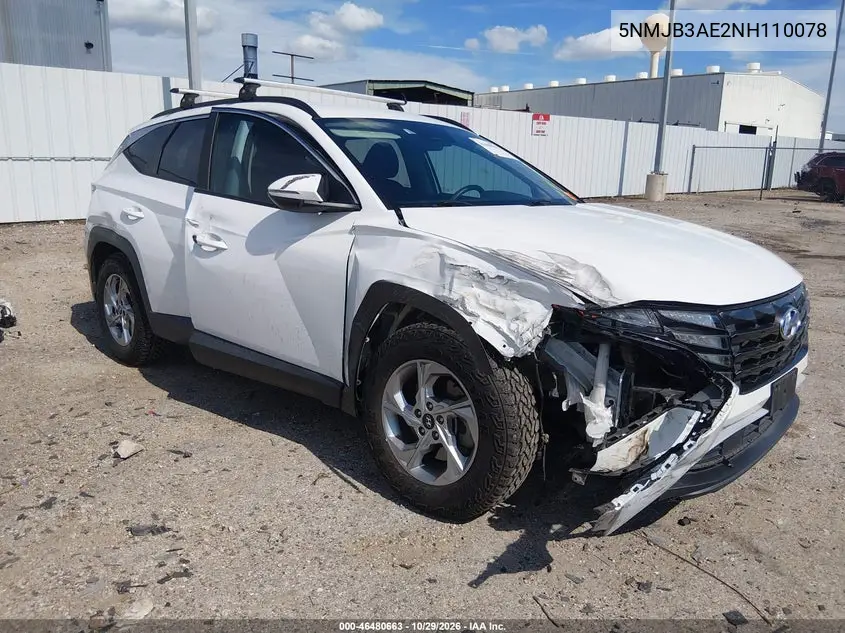 HYUNDAI TUCSON 2022, VIN 5NMJB3AE2NH110078