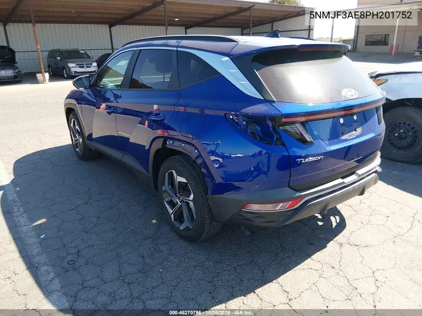 2023 HYUNDAI TUCSON VIN 5NMJF3AE8PH201752 — фото 3