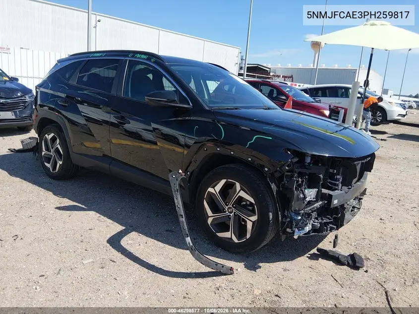 HYUNDAI TUCSON 2023, VIN 5NMJFCAE3PH259817