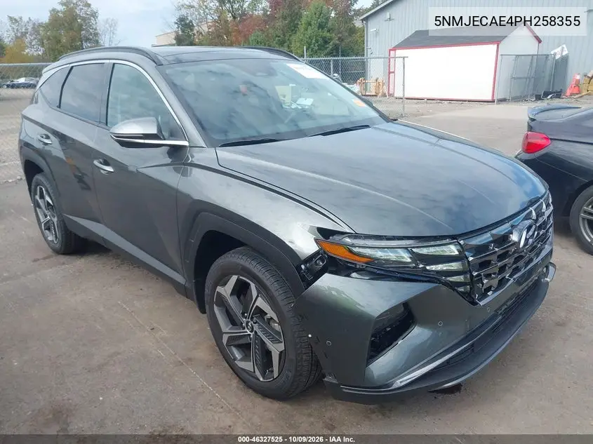 HYUNDAI TUCSON 2023, VIN 5NMJECAE4PH258355