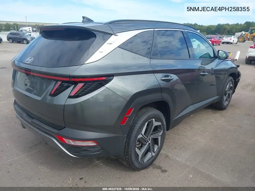 2023 HYUNDAI TUCSON VIN 5NMJECAE4PH258355 — фото 4
