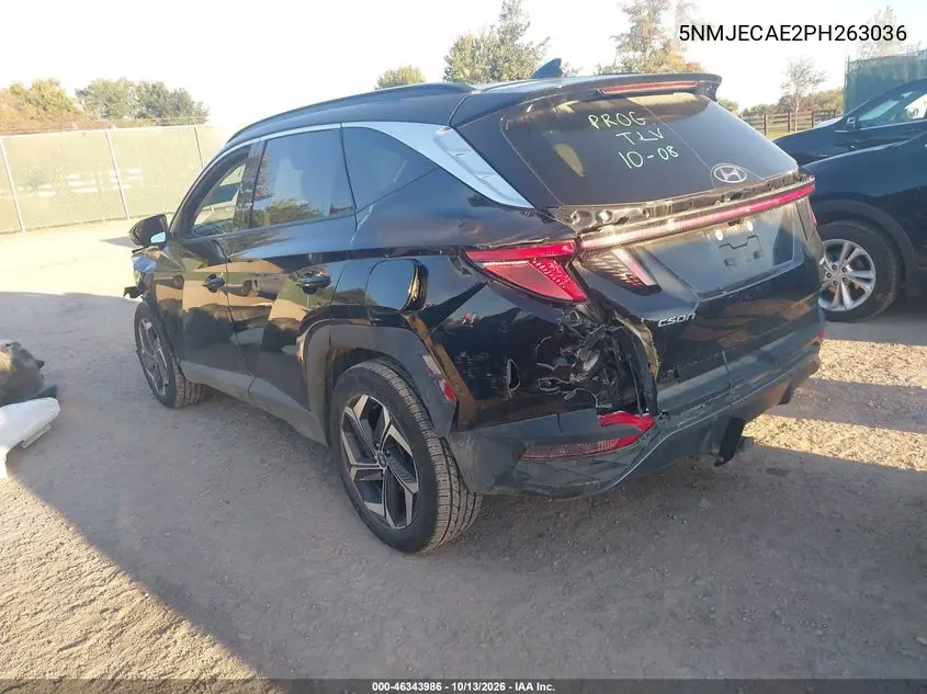 2023 HYUNDAI TUCSON VIN 5NMJECAE2PH263036 — фото 3