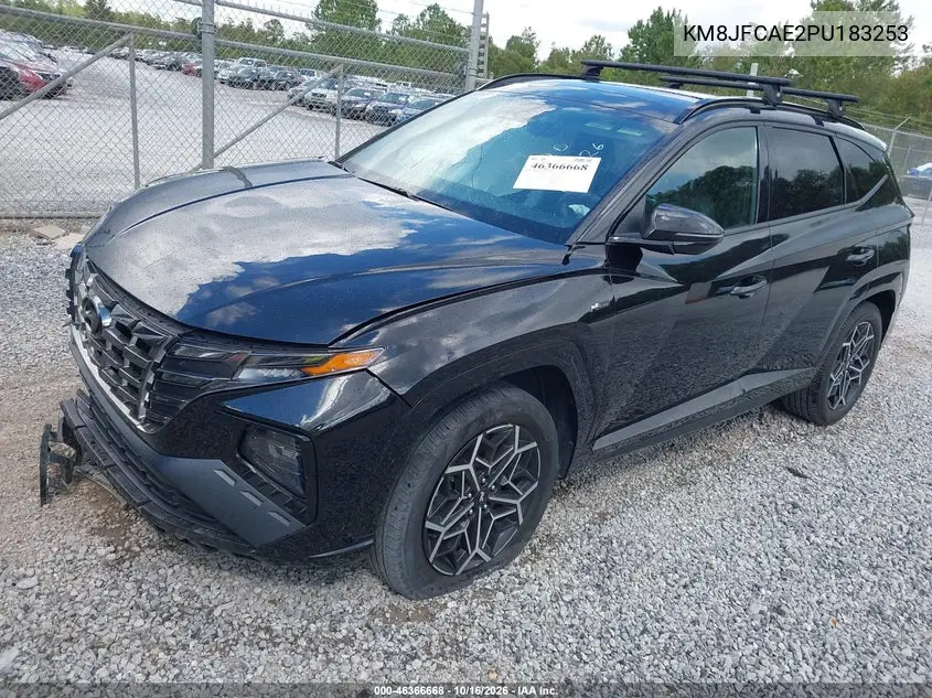 2023 HYUNDAI TUCSON VIN KM8JFCAE2PU183253 — фото 2