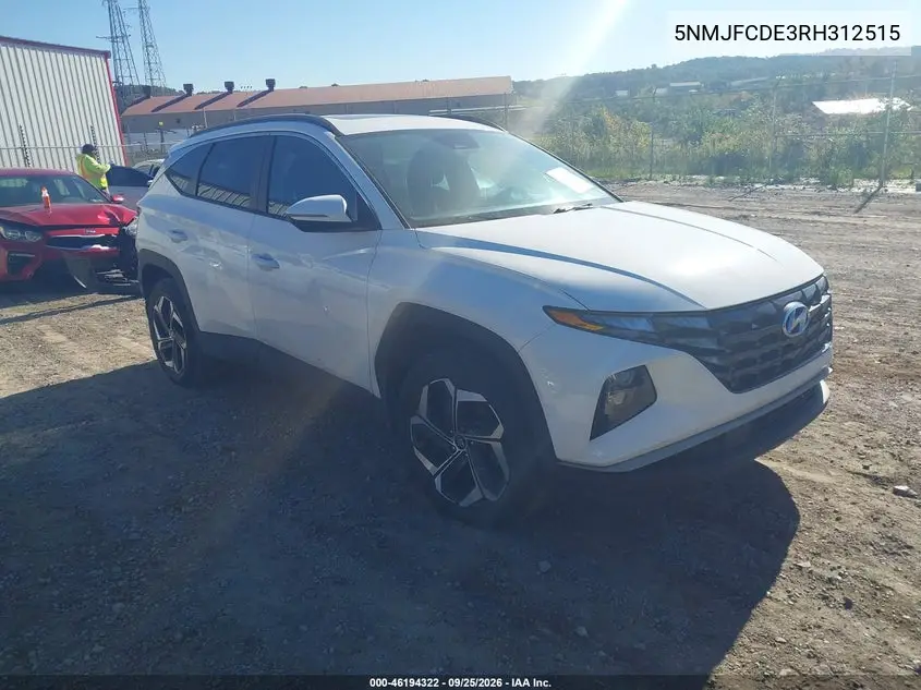 HYUNDAI TUCSON 2024, VIN 5NMJFCDE3RH312515