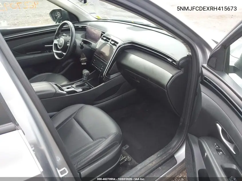 2024 HYUNDAI TUCSON VIN 5NMJFCDEXRH415673 — фото 5