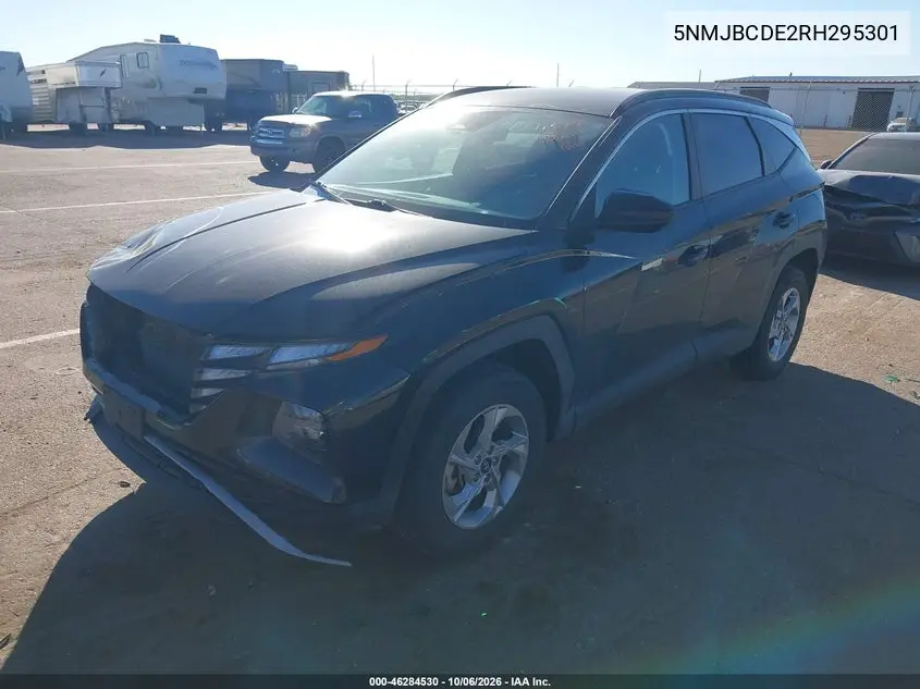 2024 HYUNDAI TUCSON VIN 5NMJBCDE2RH295301 — фото 2