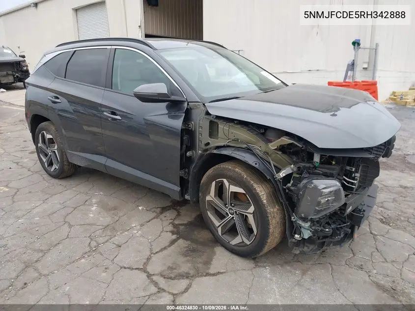 HYUNDAI TUCSON 2024, VIN 5NMJFCDE5RH342888