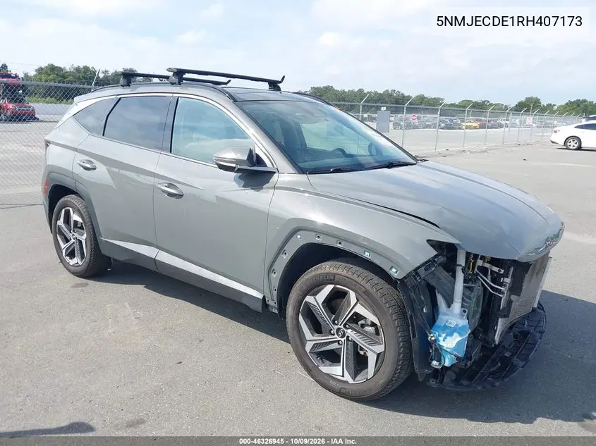HYUNDAI TUCSON 2024, VIN 5NMJECDE1RH407173