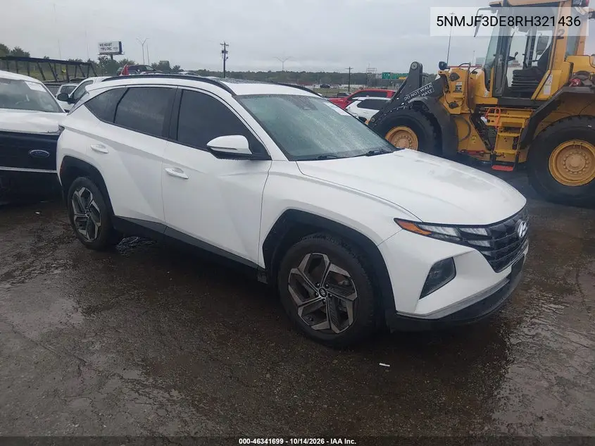 HYUNDAI TUCSON 2024, VIN 5NMJF3DE8RH321436