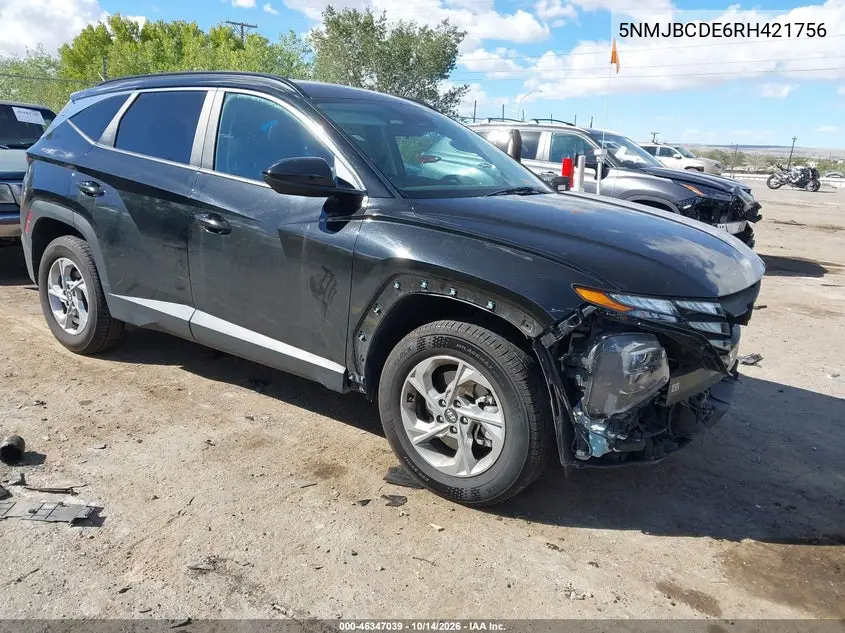 HYUNDAI TUCSON 2024, VIN 5NMJBCDE6RH421756