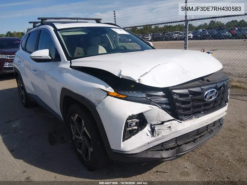 HYUNDAI TUCSON 2024, VIN 5NMJF3DE7RH430583
