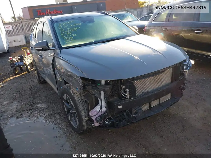 HYUNDAI TUCSON 2025, VIN 5NMJCCDE6SH497819