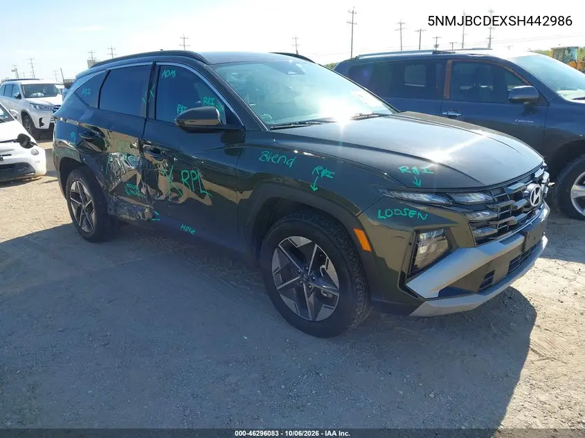 HYUNDAI TUCSON 2025, VIN 5NMJBCDEXSH442986