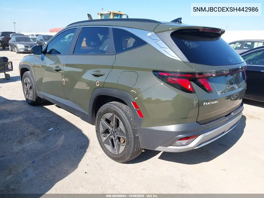 2025 HYUNDAI TUCSON VIN 5NMJBCDEXSH442986 — фото 3