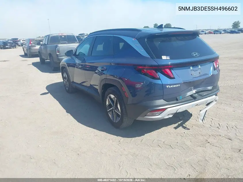 2025 HYUNDAI TUCSON VIN 5NMJB3DE5SH496602 — фото 3