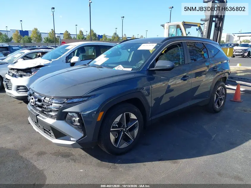 2026 HYUNDAI TUCSON VIN 5NMJB3DE0TH636802 — фото 2